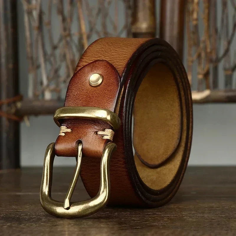 CINTURÓN DE CUERO ARTESANAL VALDRIN