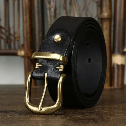 CINTURÓN DE CUERO ARTESANAL VALDRIN