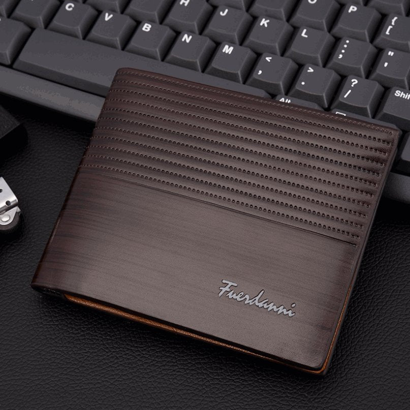 Men's Embossed Multi - Card Wallet - Sanvelier