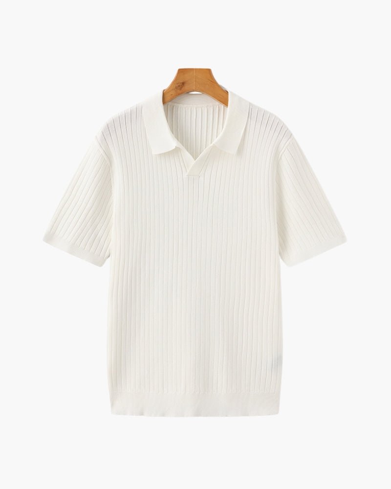 Premium Ribbed Polo - Sanvelier
